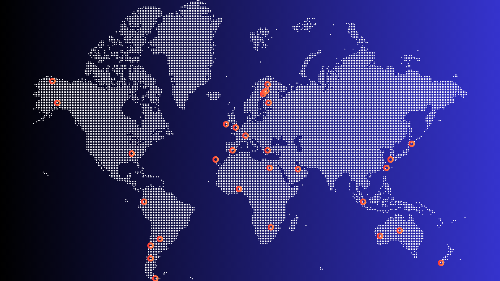 Global Ground Station Network Map